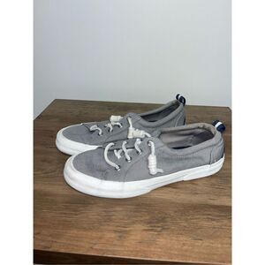 Gray Sperry Low Top Sneakers 6.5 Womens